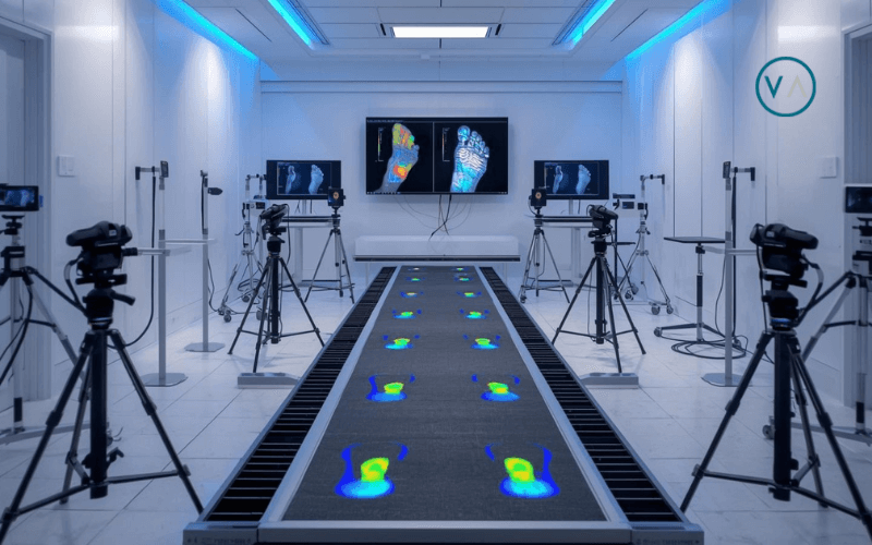 Analisis biomecanico de la pisada con sistema de captura de movimiento y plataforma presiones plantares alcobendas